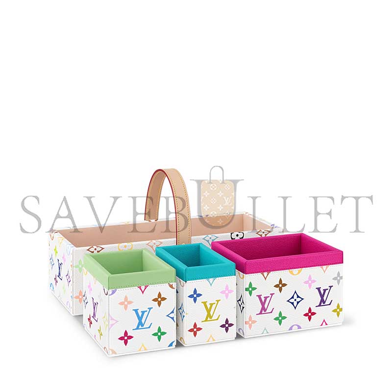 LOUIS VUITTON MURAKAMI LV X TM MONOGRAM MULTICOLOR ROBERT TOOLBOX GI1325 (30*11.2*10cm)